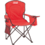 Coleman Chair, Adult Quad w/Cooler, Red 187645