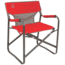 Coleman Steel Deck Chair, Supports up to 300 lbs,, Red, Seat 20.5 in 2000019421