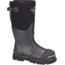 Dryshod Steel-Toe Adjustable Gusset Work Boot, Black/Yellow, 7, STG-UH-BK-007