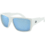 Filthy Anglers Webster Polarized Sunglasses - Mens, Matte White Frame, Polarized w/ Ice Blue Mirror Lens, WEBMWH01P-WB