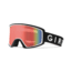 Giro Blok Goggles, Black/White Core/Vivid Infrared, Large, 7083117