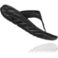 Hoka Ora Recovery Flip Shoes - Womens, Black / Dark Gull Gray, 9, 1117910-BDGGR-09