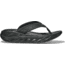 Hoka Ora Recovery Flip Shoes - Mens, Black / Dark Gull Gray, 7, 1099675-BDGGR-07