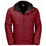 Jack Wolfskin Aero Trail Quilted Coat Men, Red Maroon