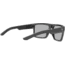 Leupold Becnara Sunglasses, Matte Black/Gloss Black Frame, Square Shadow Gray Flash Lens, Polarized, Regular-Wide, 179102