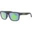 Leupold Katmai Sunglasses, Matte Black Frame, Square Emerald Mirror Lens, Polarized, Narrow-Regular, 179099