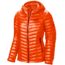 Ghost Whisperer Hooded Down Jacket - Womens-Navel Orange-X-Large
