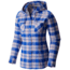 Mountain Hardwear Stretchstone Flannel Hooded Shirt - Women's-Bright Island Blue-Large