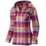 Stretchstone Flannel Hooded Shirt - Womens-Haute Pink-X-Small