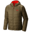 Mountain Hardwear Switch Flip Hooded Jacket - Men's-Stone Green/Fiery Red-Large