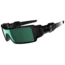 Oakley Oil Rig Sunglasses, Emerald Iridium Lens, Polished Black Frame 26-249