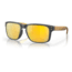 Oakley OO9102 Holbrook Sunglasses - Mens, Matte Carbon Frame, Prizm 24K Polarized Lens, 55, OO9102-9102W4-55