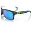 Oakley OO9244 Holbrook A Sunglasses - Men's, Polished Black Frame, Prizm Sapphire Lens, Asian Fit, 56, OO9244-924457-56