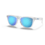 Oakley OO9245 Frogskins A Sunglasses - Men's, Crystal Clear Frame, Prizm Sapphire Lens, Asian Fit, 54, OO9245-9245A7-54