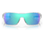 Oakley OO9307 Turbine Rotor Sunglasses - Men's, Polished Clear Frame, Prizm Sapphire Lens, 32, OO9307-930729-32