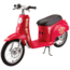Razor Pocket Mod Bellezza Electric Scooter, Red, 15130600