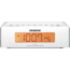 Sangean AM/FM Digital Tuning Clock Radio, White/ gray RCR-5