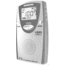 Sangean AM/FM Stereo, Speaker, Digital Tuning Pocket Radio, Silver/ gray DT-210