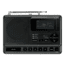 Sangean S.A.M.E. Weather Hazard Alert Radio w/ AM/FM Clock, Public Alert Radio, NOAA, Black/ gray CL-100