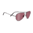Serengeti Medium Aviator Sunglasses, Shiny Gunmetal Frame, Polarized Sedona Lens, 8088