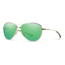 Smith Langley Sunglasses, Gold Frame, Green Sol-X Lens, LAPCGMGD