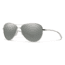 Smith Langley Sunglasses, Silver Frame, ChromaPop Polarized Platinum Mirror Lens, 23344401060OP