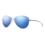 Smith Optics Langley Sunglasses, Silver Frame, Blue Flash Mirror Lens, LAPCBMSV