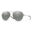 Smith Westgate Sunglasses, Silver Frame, Chromapop Platinum Mirror Lens, 20124101060OP