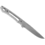WOOX Rock 62 Fixed Blade Knife, 4.25 in, Drop Point, Stonewashed, Sleipner Steel Blade, Plain German Micarta Handle, BU.KNF001.07