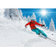 Skier Skiing Down a Mountain