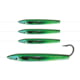 Ahi 6in Live Deception Daisy Chain Cedar Plug - Green Mackerel 150lb Fluorocarbon