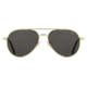 AO General Sunglasses, Gold, True Color Gray SkyMaster Glass Lenses, Polarized, 55-14-140 B47, GEN155STTOGYG-P
