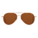 AO General Sunglasses, Rose Gold, Cosmetan Brown SkyMaster Glass Lenses, 55-14-140 B47, GEN555STCLBNG