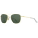 AO Original Pilot Sunglasses, Gold Frame, 52 mm Green SkyMaster Glass Lenses, Standard Temple,738921549352
