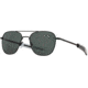 AO Original Pilot Sunglasses, Black Frame, 52 mm True Color Gray AOLite Nylon Lenses, Bayonet Temple,738921562184