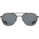 AO Original Pilot Sunglasses, Black Frame, 52 mm True Color Gray SkyMaster Glass Lenses, Bayonet Temple,738921562139
