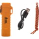 Survive Outdoors Longer Fire Lite Fuel Free Lighter w/Tinder Cord Lanyard Orange