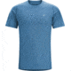 Motus Crew Short Sleeve Shirt - Mens-Adriatic Blue-Small