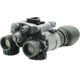 Armasight BNVD-51 1x19mm Dual-Channel Night Vision Goggles Powered By Pinnacle Gen 3 Ghost White Phosphor IIT 51 Degree FOV Gray