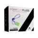 AXIL Foam Ear Plugs - 100 Pair Box With Lanyard Green