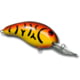 Bandit 100 Series Crankbait 2in 1/4oz Spring Crawfish Yellow