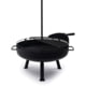 Barebones Cowboy Fire Pit Grill 23in