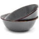 Barebones Enamel Bowl Set - Set of 2 Slate Gray
