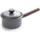 Barebones Enamel Saucepan Slate Gray