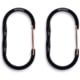 Barebones Wiregate Carabiner Medium 2 Pack Black