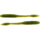 Bass Assassin BANG Lures Litl Tapper 4.5in 12 per Pack Green Pumpkin 4.5