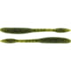 Bass Assassin BANG Lures Litl Tapper 4.5in 12 per Pack Green Pumpkin Magic 4.5