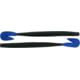 Bass Assassin BANG Lures RSB Worm 7.25in 8 per Pack Black/Blue Tail 7.25