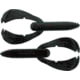 Bass Assassin BANG Lures Woopah Craw 4in 7 per Pack Black/Red Glitter 4
