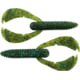 Bass Assassin BANG Lures Woopah Craw 4in 7 per Pack Green Pumpkin/Blue Glitter 4